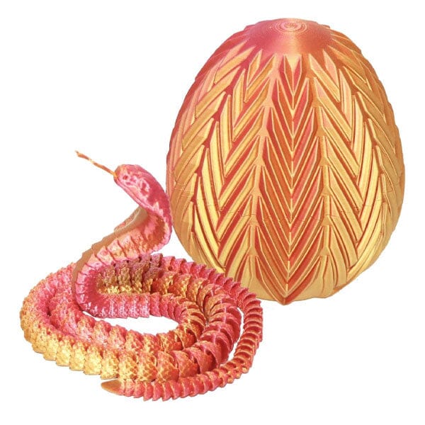 3D Treasures 3D-Printed Snake Scale Egg Fidget Toy with Egg Included (Multiple Colors) - Image 4