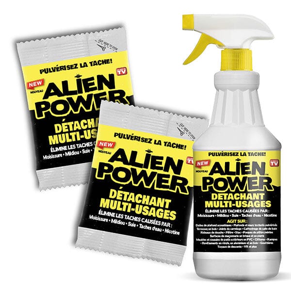Alien Power Multi Purpose Stain Remover Spray (2oz Powder + 24oz Bottle)