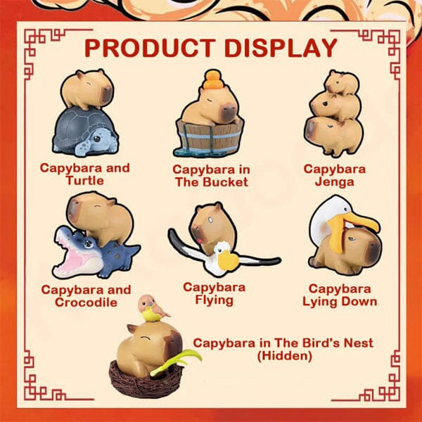 Animal Heavenly Body Capybara Figurine Blind Box (1pc) - Image 10