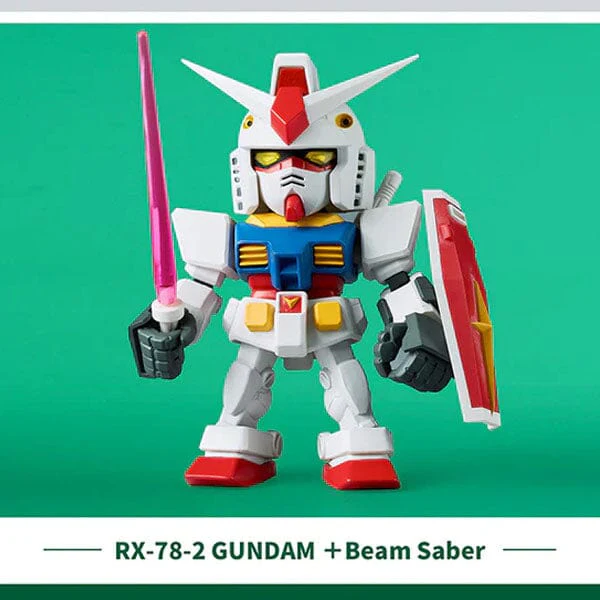 Bandai QMSV Gundam RX-78 Version 2.0 Mini Model Figure Blind Box (1pc) - Image 7
