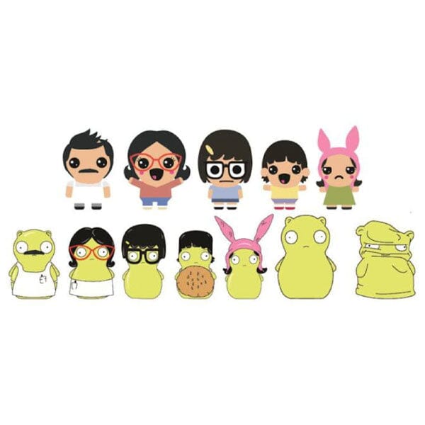 Bob's Burgers Squishme Mystery Fidget Squishy Toy Blind Bag (1pc) - Image 4