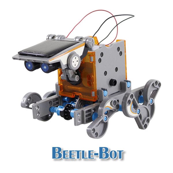 BrainyBotz 13-in-1 DIY Robot Solar-Powered Smart STEM Building & Programming Kit (190pc) - Image 14