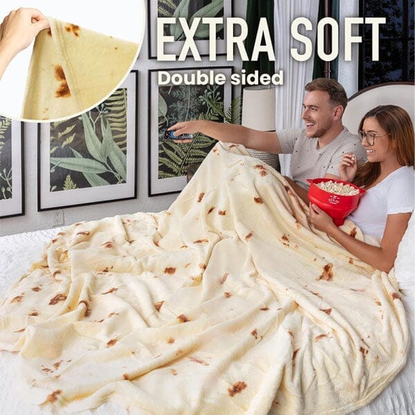 Cozy Cuddler Giant Fleece Tortilla Blanket (80") | As Seen On TikTok! - Image 7