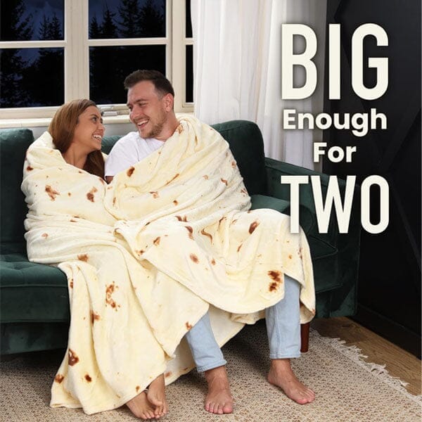 Cozy Cuddler Giant Fleece Tortilla Blanket (80") | As Seen On TikTok! - Image 9