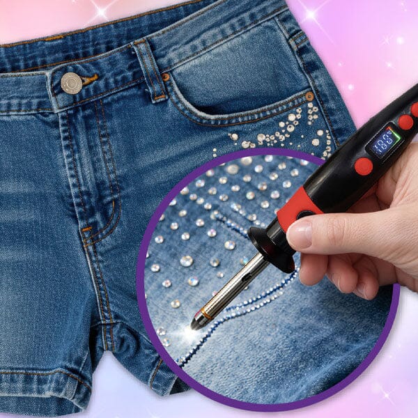 Dazzlify Hot-Fix Bedazzle Rhinestone Applicator Wand Large Kit - Image 2