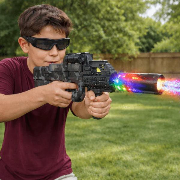 Electric GelStormer Tactical Gel Bead Blaster With Light Up Silencer – New & Improved Model (All-In-One Kit) - Image 3