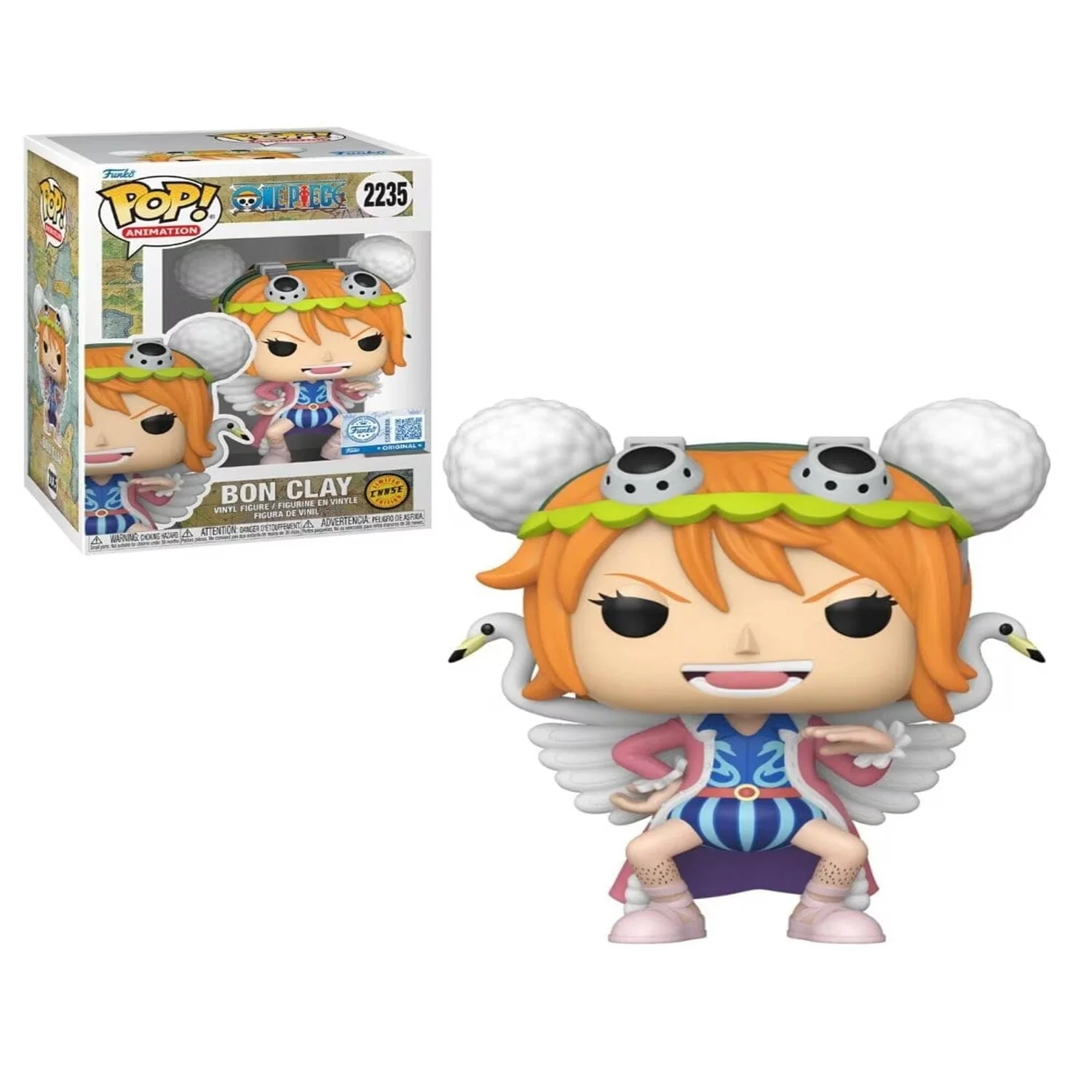 Funko Pop! Anime: One Piece - Bon Clay with Chase Exclusive Vinyl Figure - Image 2