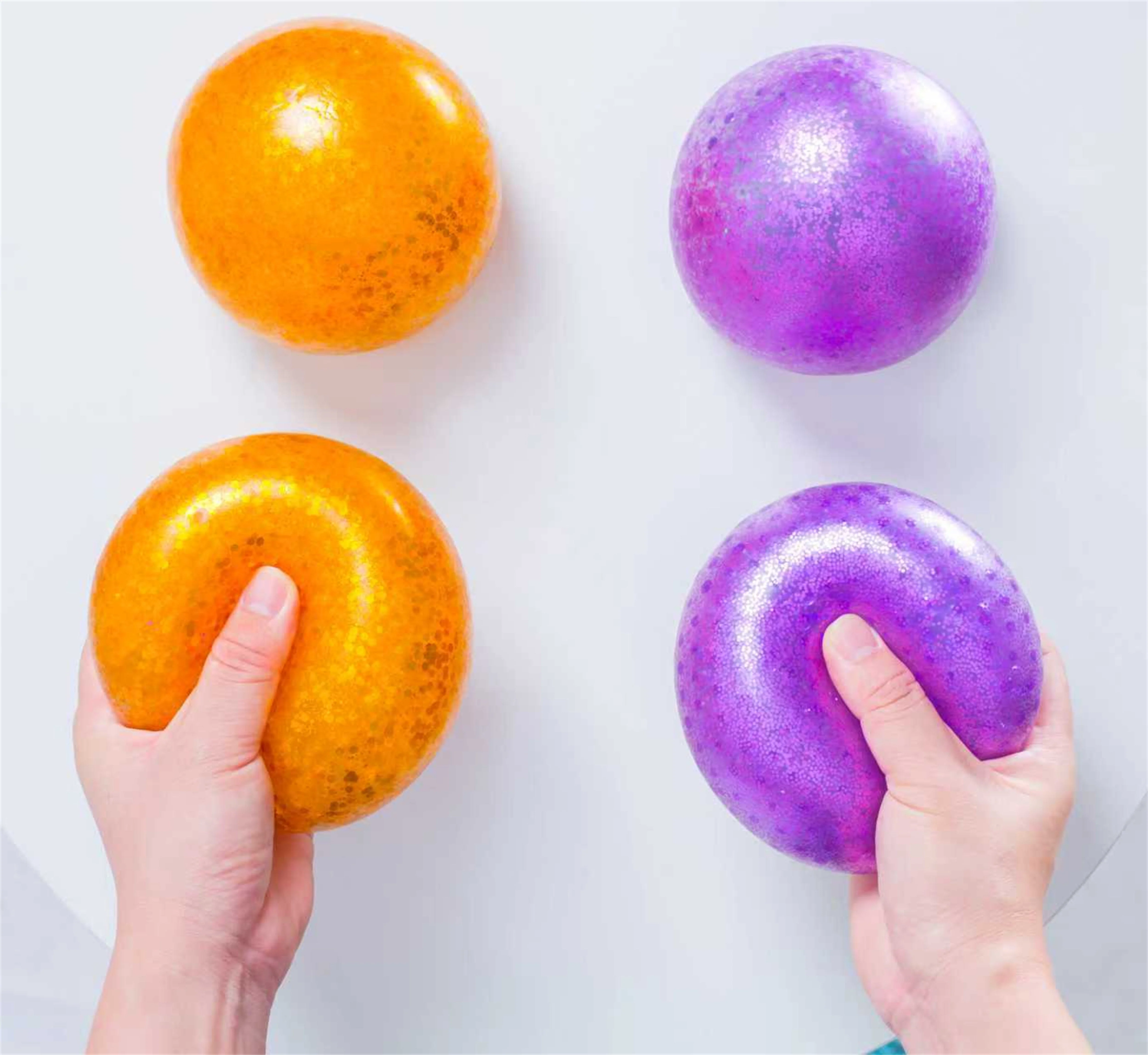 GlitterMoods Metallic Squishies® Stress Ball Fidget Toy - Image 4