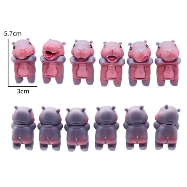Hippo Huggers: The Phone Hugging Animals Collectable Figurine Blind Bag (1pc) - Image 8