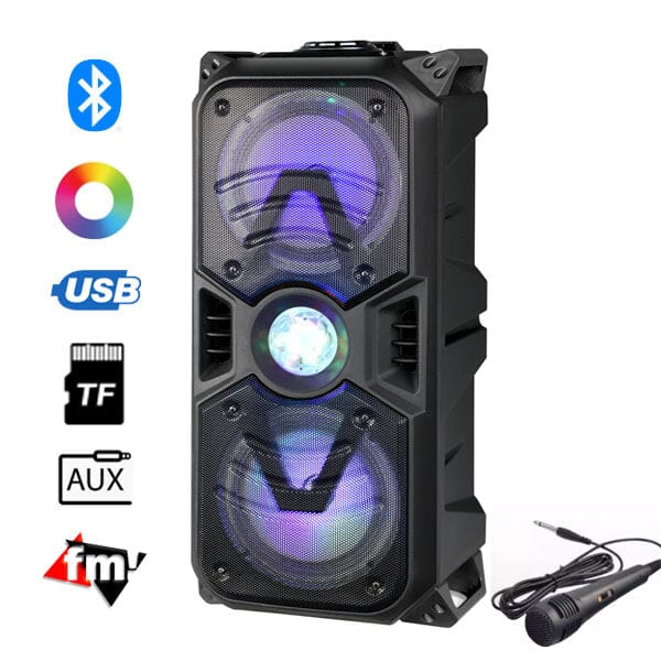 Hy-Impact Showstopper Wireless Karaoke Speaker With Disco Ball and Microphone - Image 2