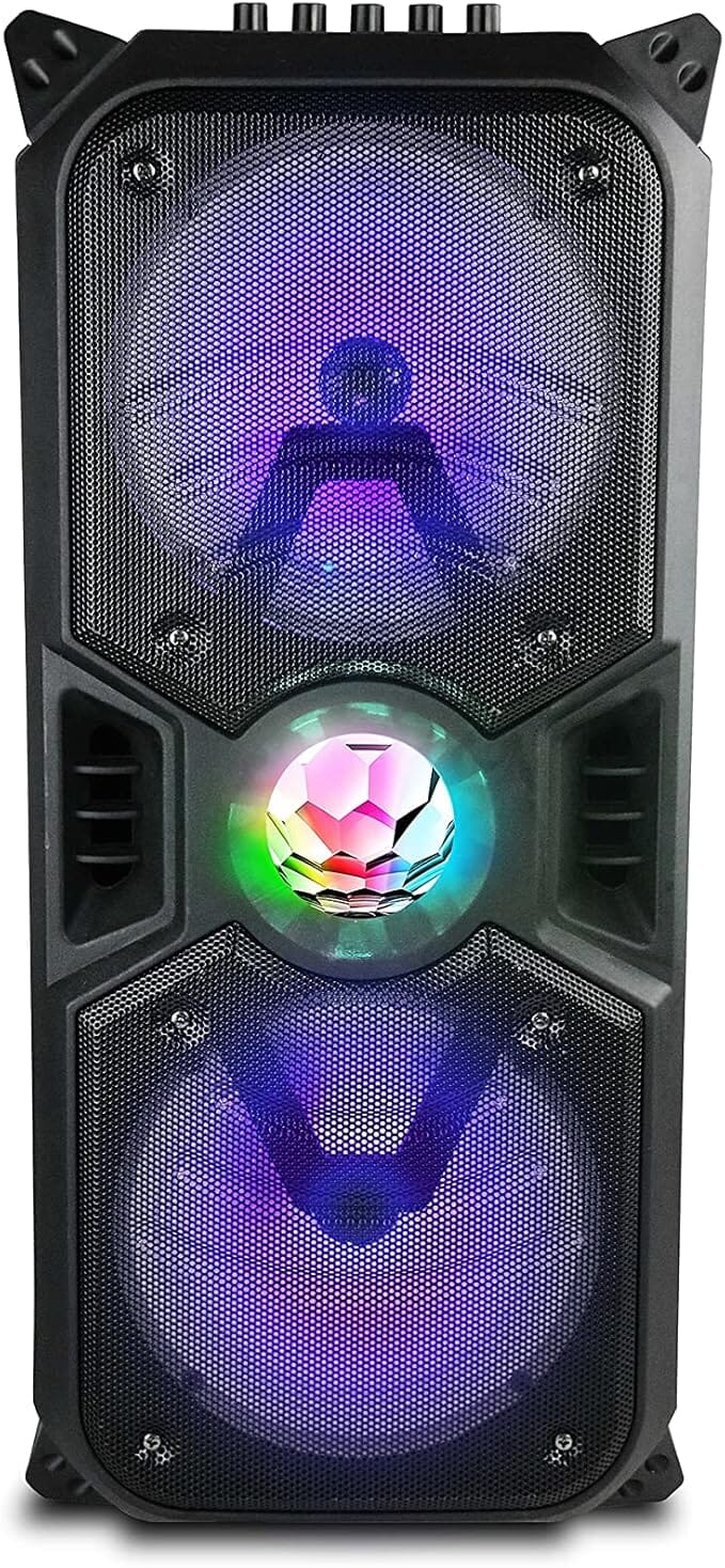 Hy-Impact Showstopper Wireless Karaoke Speaker With Disco Ball and Microphone - Image 3