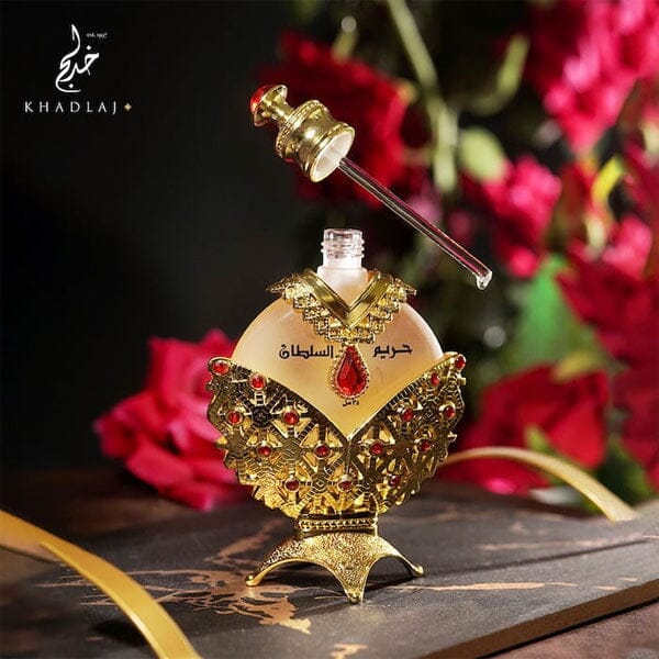 Khadlaj Hareem Al Sultan Gold Oil-Based Perfume Spray (35mL) - Image 3