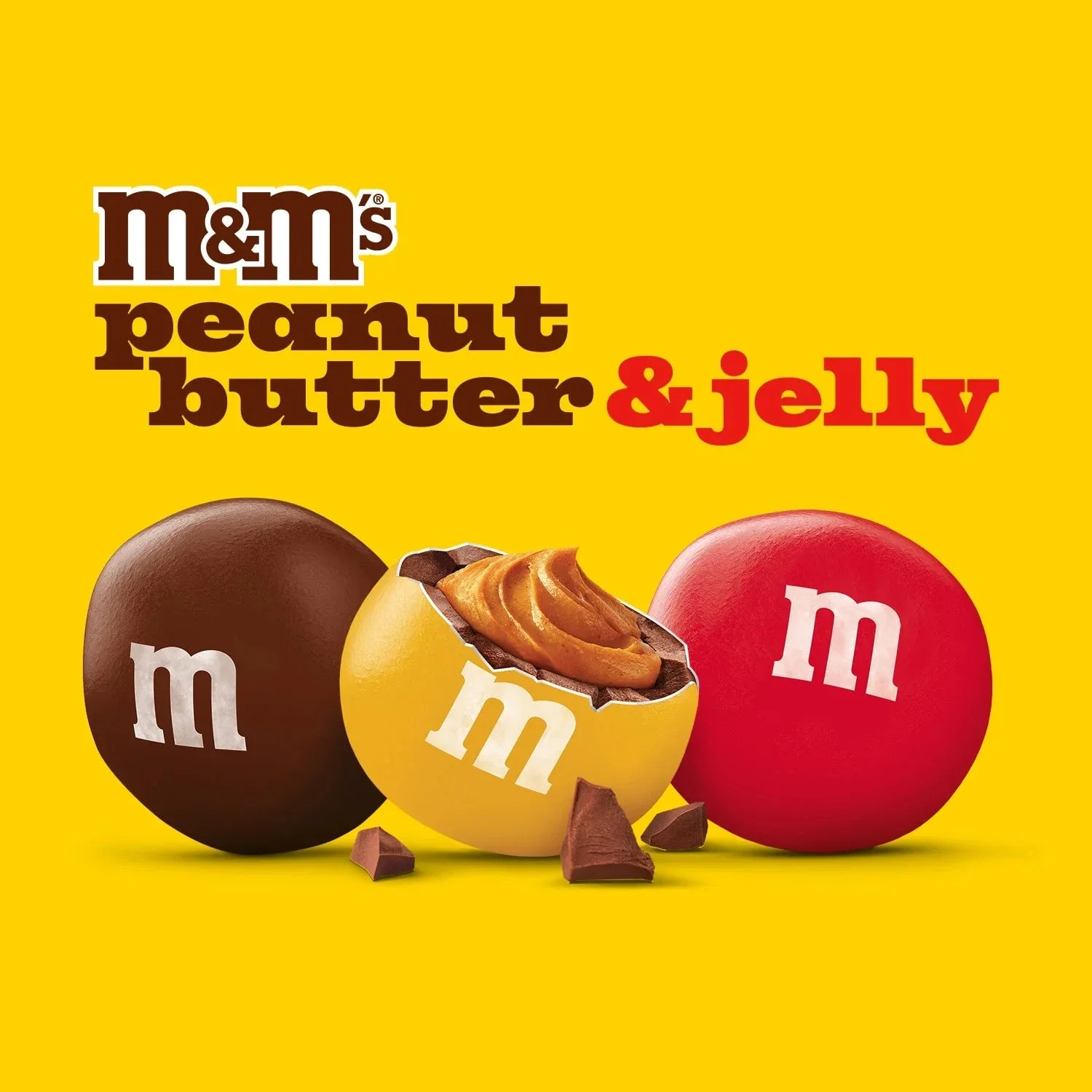 M&M’s Peanut Butter & Jelly Candy Bag, 1.41 oz Pack - Image 4