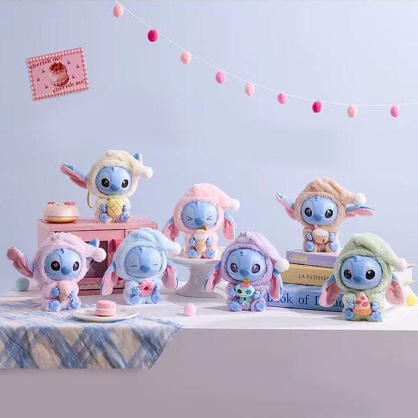MINISO x Disney: Stitch "Eat Something Before Sleep" Series Plush Keychain Blind Box (1pc) - Image 2