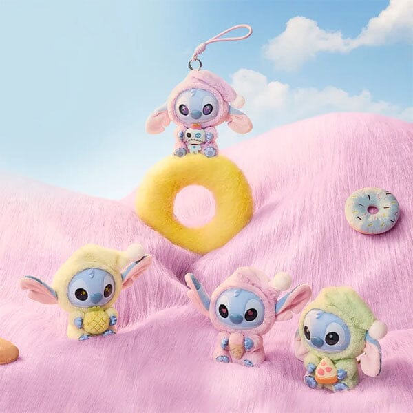 MINISO x Disney: Stitch "Eat Something Before Sleep" Series Plush Keychain Blind Box (1pc) - Image 3