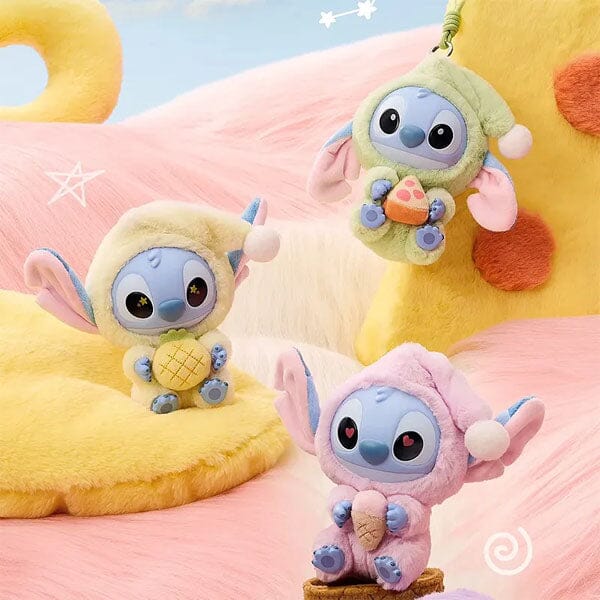 MINISO x Disney: Stitch "Eat Something Before Sleep" Series Plush Keychain Blind Box (1pc) - Image 5