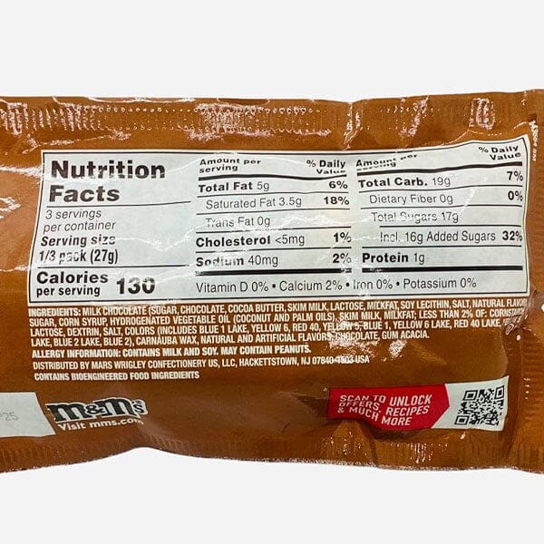 M&M's Caramel Cold Brew Special Edition Chocolate Candy Pouch (2.83oz) - Image 3