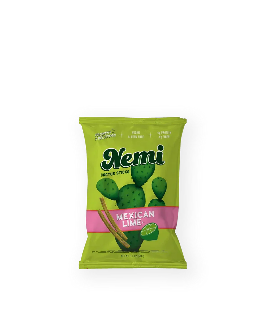 Nemi Cactus Crunchy Sticks - Mexican Lime