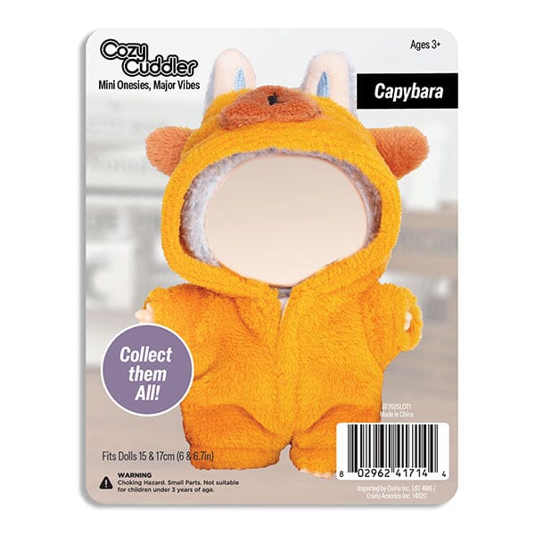 Cozy Cuddler Capybara Flannel Onesie For Adults & Kids (1pc) Multiple Sizes - Image 8