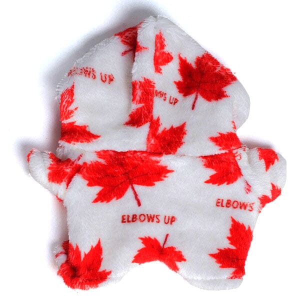 Outfit: "Elbows Up!" Canadian Onesie for Dolls - Petite Threads x Cozy Cuddler - Image 2