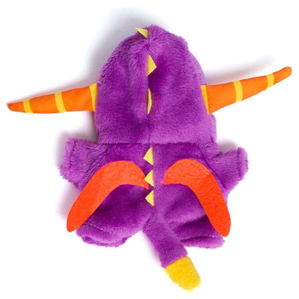 Outfit: Purple Dragon Onesie Costume for Dolls - Petite Threads x Cozy Cuddler - Image 2