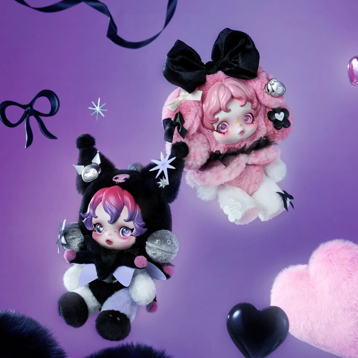 Pop Mart Skullpanda × My Melody Plush - Image 4