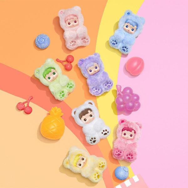 Pop Mart x HACIPUPU: Gummy Bear Series Plush Pendant Keychain Blind Box (1pc) Scratch & Dent Packaging - Image 2