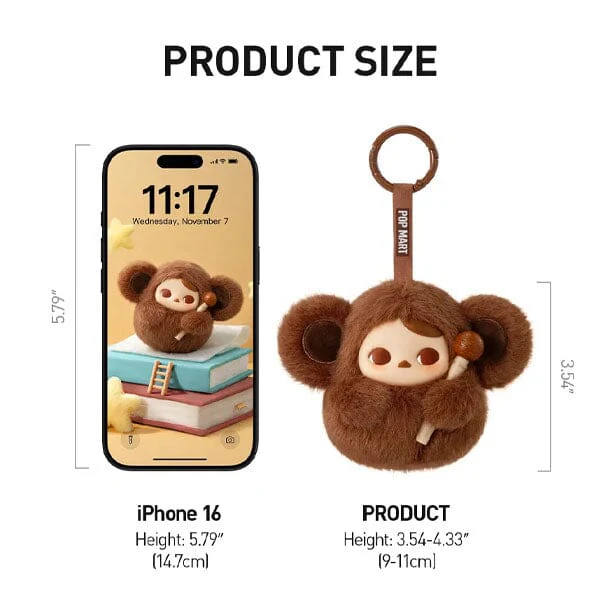 Pop Mart x PUCKY: Tap Tap Babies Series Plush Pendant Keyring Blind Box (1pc) - Image 11
