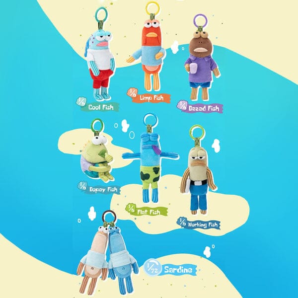 Pop Mart x SpongeBob Squarepants: Bikini Bottom Buddies Series Posable Plush Keychain Blind Box (1pc) - Image 9