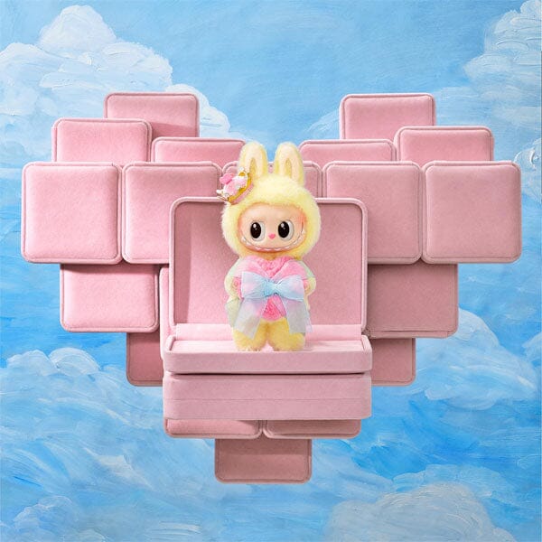 Pop Mart x THE MONSTERS: Labubu "Let's Checkmate" Plush Doll Pendant (1pc) Scratch & Dent Packaging - Image 6