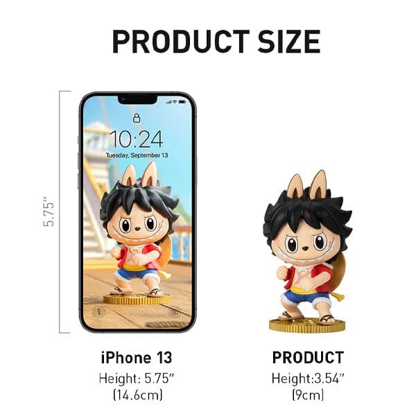 Pop Mart x THE MONSTERS: Labubu One Piece Anime Series Figurine Blind Box (1pc) Scratch & Dent Packaging - Image 7