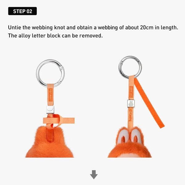 Pop Mart x THE MONSTERS: Pin For Love N-Z Series Plush Keyring Figurine Blind Box (1pc) Scratch & Dent Packaging - Image 12