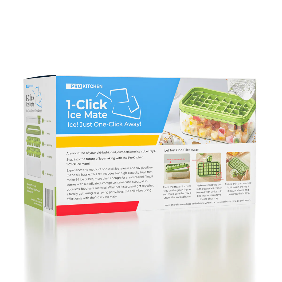 ProKitchen 1-Click Ice Mate: Ice Cube Mold Tray - Image 2