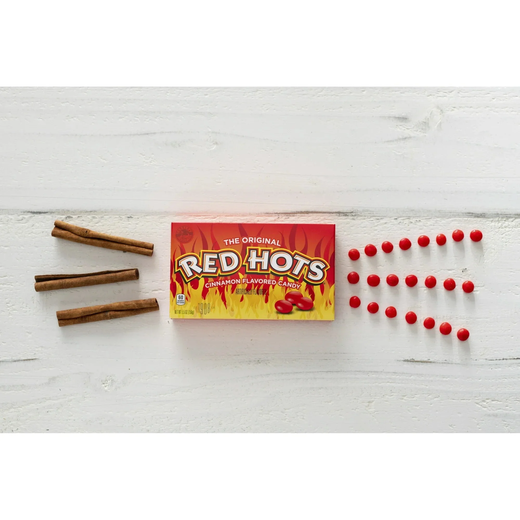 Red Hots Original Cinnamon Flavored Candy Theater Box 5.5 oz - Image 4