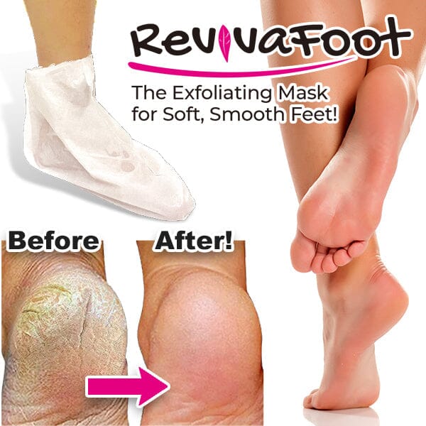 RevivaFoot Exfoliating Foot Peel Masks (2pk) | As Seen On Social! - Image 3