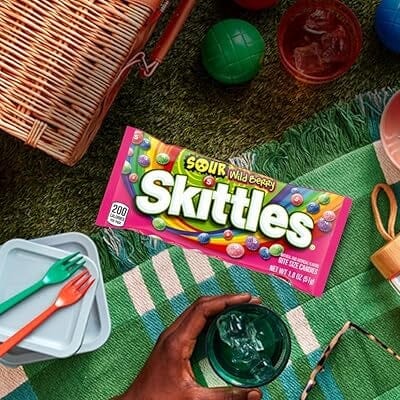 SKITTLES Sour Wild Berry Candy Single Pack - Image 3