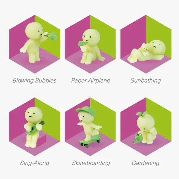 Smiski Sunday Series Collectible Glow in the Dark Figurine Blind Box (1pc) - Image 10