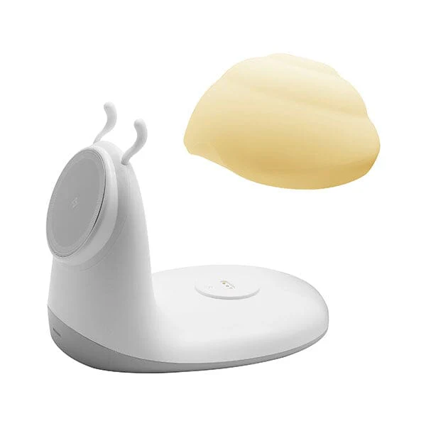 SnailBud Magnetic Phone Charger w/ Removable Snail Shell Light - Image 4