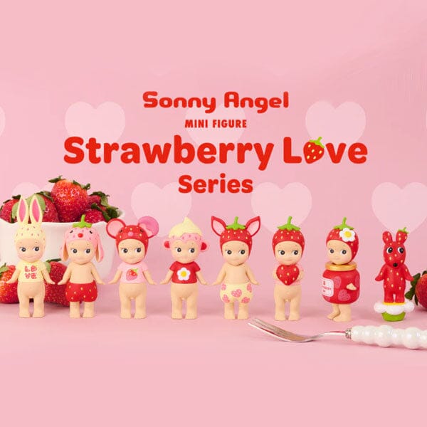 Sonny Angel Collectable Mini Cherub Figurines Strawberry Love Series Blind Box (1pc) - Image 2