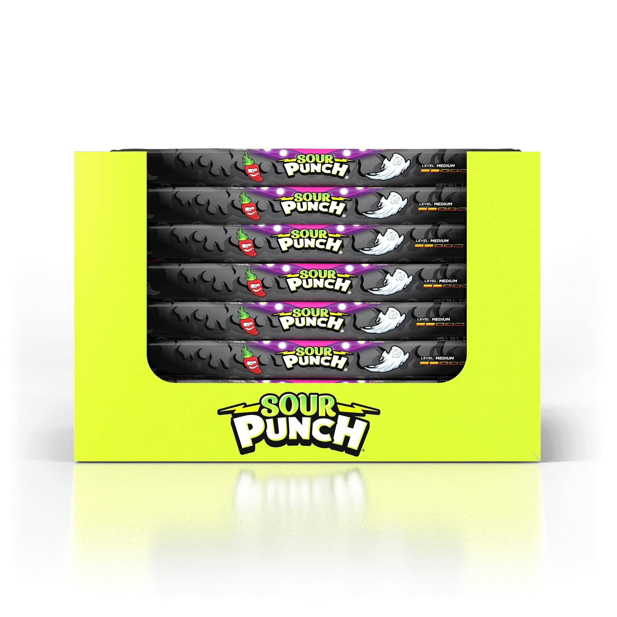 Sour Punch Ghost Pepper Roulette Straws 3.2oz Tray - Image 6