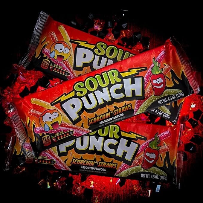 Sour Punch Scorchin Straws Tray 4.5oz - Image 5