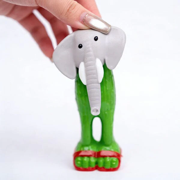 SqueezeSquad Italian Brainrot Taba Deluxe Premium Silicone Squishies® Fidget Toy - Elephant Cactus Meme Buddy - Image 2