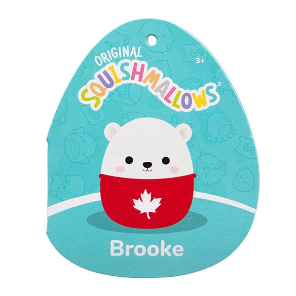 Squishmallows Super Soft Plush Toys 7.5" Brooke The Polar Bear (Maple Leaf Sweater) - Image 6