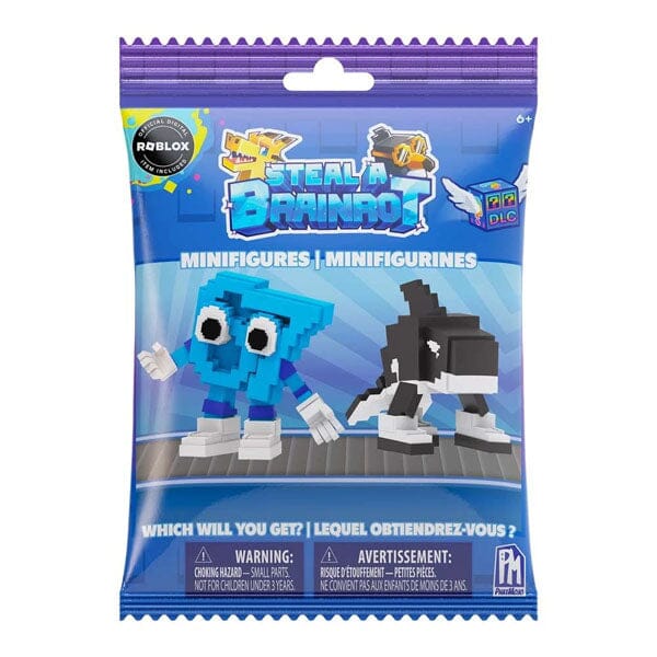 Steal a Brainrot Roblox Mystery Figurine Blind Bag (1pc) Includes DLC Code