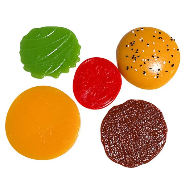 Taba Squishies® Peelables Deluxe Premium Silicone Fidget Toy (1pc) Hamburger - Image 3