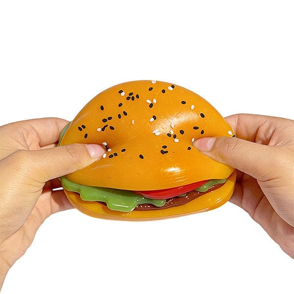 Taba Squishies® Peelables Deluxe Premium Silicone Fidget Toy (1pc) Hamburger - Image 4