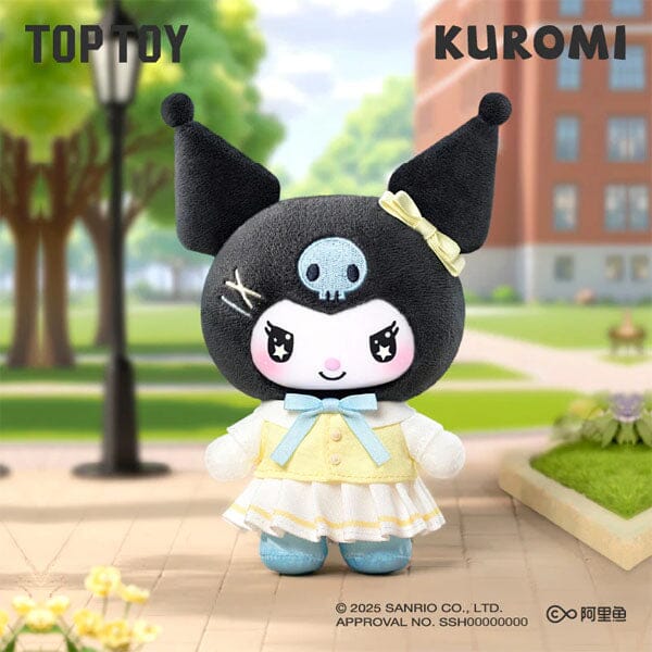 TOP TOY x Sanrio: Kuromi "School Life" Series Plush Keychain Blind Box (1pc) - Image 6
