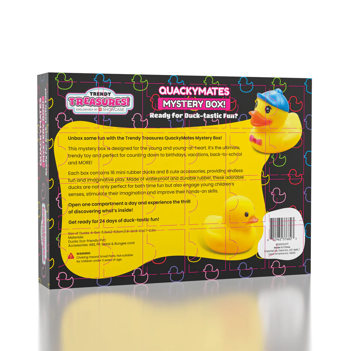 Trendy Treasures QuackyMates Advent Calendar Mystery Box | 24pc Surprise Rubber Duck Toys - Image 2